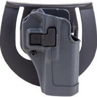 Blackhawk 413500BKR Serpa CQC Sportster OWB Size 00 Gun Metal Gray Polymer Paddle Compatible w/Glock 17/22/31/47 Right Hand