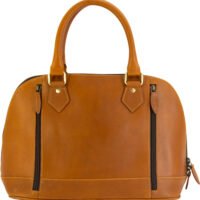 CAMELEON S&W CLASSIC SATCHEL - CONCEALED CARRY PURSE BROWN