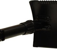 RED ROCK MILITARY TRI-FOLD - SHOVEL W/ CASE 23" OPEN BLACK
