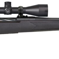 Mossberg 28001 Patriot  6.5 Creedmoor Caliber with 5+1 Capacity, 22" Fluted Barrel, Matte Blued Metal Finish & Black Synthetic Stock Right Hand (Full Size) Includes Vortex Crossfire II 3-9x40mm Scope
