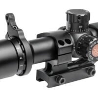 Truglo TG8516TL Tru-Brite 30 1-6x 24mm Objective Wide FOV 30mm Tube Black Matte Finish Illuminated Duplex Mil-Dot