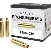 Nosler 10221 Premium Brass Unprimed Cases 30Nosler Rifle Brass 25/Box