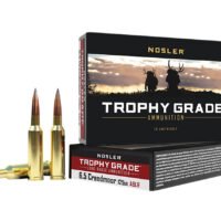 Nosler 60091 Trophy Grade Long-Range 6.5Creedmoor 129gr Nosler Spitzer AccuBond Long Range 20 Per Box/10 Case