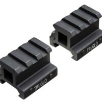 TruGlo TG8982B Picatinny Riser Mount  Matte Black Anodized