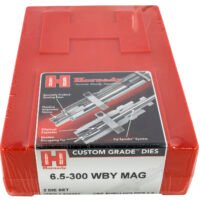 Hornady 546283 Custom Grade Series IV 2 Die Set for 6.5 300 Wthby Mag Includes Sizing Seater