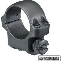 Ruger 90277 3BHM Scope Ring  Matte Black 1" Low