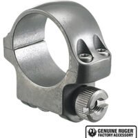 Ruger 90293 3KTG Scope Ring Silver 1" Low