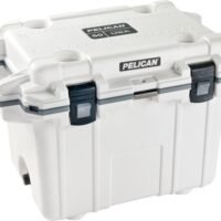PELICAN COOLERS IM 50 QUART - ELITE WHITE/GRAY