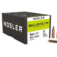 Nosler 24090 Ballistic Tip 6mm 90gr Ballistic Tip Hunting 50/Box