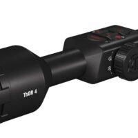 ATN TIWST4384A Thor 4 384 Thermal Rifle Scope Black Anodized 4.5-18x Multi Reticle 384x288, 60Hz Resolution Features Rangefinder