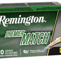 Remington Ammunition 21486 Premier Match 308Win 175gr Sierra MatchKing BTHP 20 Per Box/10 Case