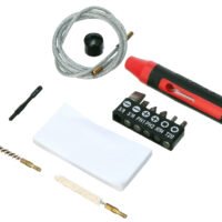 DAC 17LR Winchester Cleaning Kit 17 Cal Rifle/12 Pieces Black/Red