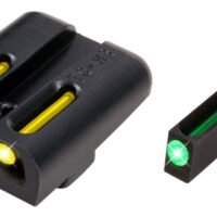 TruGlo TG131GT2Y TFO  Green/Tritium/Fiber Optic Front Sight-Yellow/Tritium/Fiber Optic Rear Sight Glock 20/21