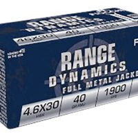Fiocchi 46EXA Range Dynamics  4.6x30mmH&K 40gr Full Metal Jacket 50 Per Box/20 Case