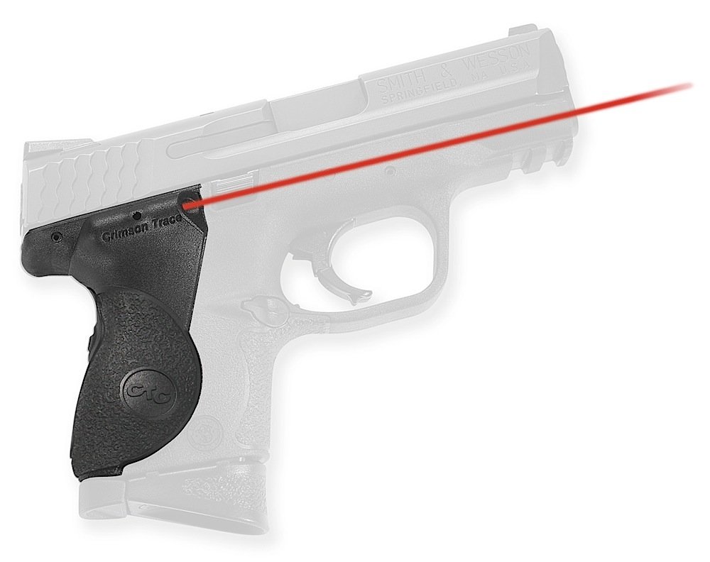 Crimson Trace 0121201 Lasergrips Black Red Laser S&W M&P Compact