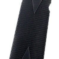 Pearce Grip PG19112 Side Panel Grips  Double Diamond Checkering Black Rubber for 1911 Government