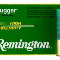 Remington Ammunition 28604 Slugger High Velocity 12 Gauge 3" 7/8 oz Rifled Slug Shot 5 Per Box/ 50 Cs