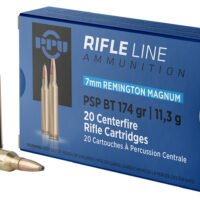 PPU PP7RM2 Standard Rifle 7mmRemMag 174gr Pointed Soft Point Boat Tail 20 Per Box/10 Case