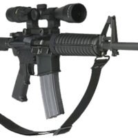 Max Ops SPT4 Duty Tactical Sling Black Webbing 11" OAL Adjustable Two-Point Tactical