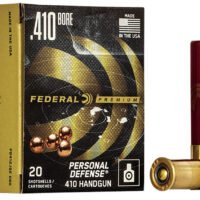 Federal PD412JGE000 Premium Personal Defense 410Gauge 2.50" 7/16oz 000BuckShot 20 Per Box/10 Case