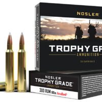 Nosler 60065 Trophy Grade  300RUM 180gr Nosler AccuBond 20 Per Box/10 Case