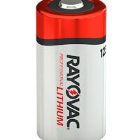 Rayovac RL123A2 123A Lithium  Silver/Red 3 Volts 1,500 mAh (2) Single Pack