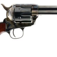 Taylors & Company 550897 1873 Cattleman SAO 45 Colt (LC) Caliber with 5.50" Blued Finish Barrel, 6rd Capacity Blued Finish Cylinder, Color Case Hardened Finish Steel Frame & Walnut Grip