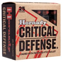 Hornady 91340 Critical Defense  40S&W 165gr Hornady Flex Tip eXpanding 20 Per Box/10 Case