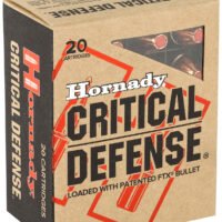 Hornady 90900 Critical Defense  45ACP 185gr Hornady Flex Tip eXpanding 20 Per Box/10 Case
