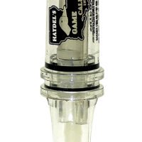 Haydel's Game Calls BC10 Big Barreled  Open Call Single Reed Mallard Sounds Attracts Ducks Clear Plastic