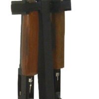 Rugged Gear 10082 Floor Mount Gun Rack  2 Rifle/Shotgun Black Metal