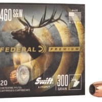 Federal P460SA Premium  460S&W Mag 300gr Swift A Frame 20 Per Box/10 Case