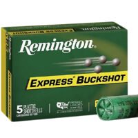 Remington Ammunition 20640 Express Buckshot 12Gauge 3" 4Buck Shot 5 Per Box/ 50 Case