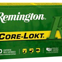 Remington Ammunition 27808 Core-Lokt  270Win 130gr Pointed Soft Point Core-Lokt 20 Per Box/10 Case