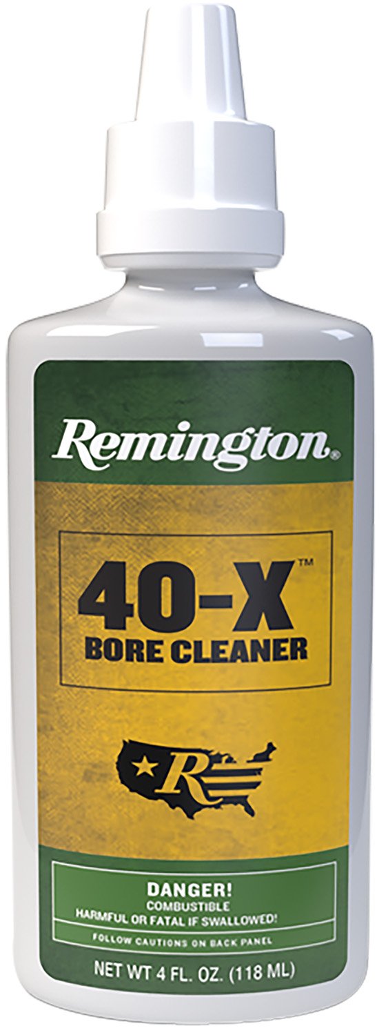 Remington Accessories 18397 40-X Bore Cleaner Removes Carbon/Lead/Plastic Fouling/Powder 4 oz Squeeze Bottle