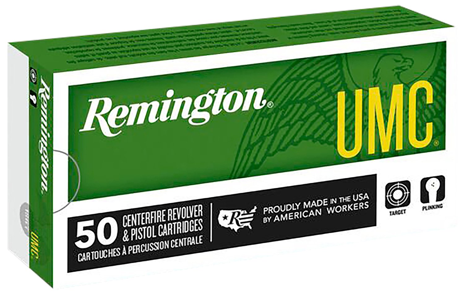 Remington Ammunition 23744 UMC 44RemMag 180gr Jacketed Soft Point 50 Per Box/10 Case