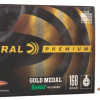Federal GM308M Premium Gold Medal 308Win 168gr Sierra MatchKing BTHP 20 Per Box/10 Case