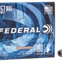 Federal C357G Power-Shok Handgun 357Mag 180gr Jacketed Hollow Point 20 Per Box/25 Case