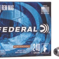 Federal C44A Power-Shok Handgun 44RemMag 240gr Jacketed Hollow Point 20 Per Box/25 Case