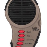Cass Creek 969 Ergo Electronic Turkey Call, 5 Authentic Turkey Sounds, Brown Plastic Includes Belt Clip
