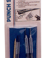 LYMAN PISTOL PUNCH SET - 5 PUNCHES