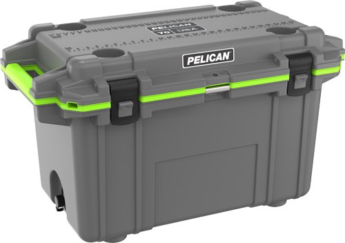 PELICAN COOLER IM 70 QUART - ELITE DARK GRAY/GREEN TRIM