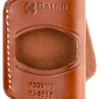 Galco YAQ212 Yaqui  OWB Tan Leather Belt Slide Fits 1911 Fits 3-5" Barrel Right Hand