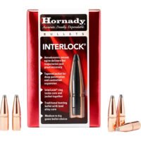 Hornady 4503 InterLock  45 Cal .458 350 gr Flat Point 50 Per Box/ 15 Case