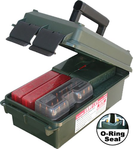 MTM Case-Gard AC30C11 Ammo Can Multi-Caliber Rifle/Handgun Forest Green Polypropylene