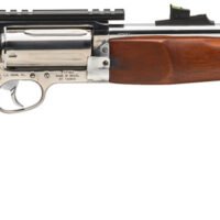 Rossi SCJ4510SS Circuit Judge  45 Colt (LC) Caliber or 410 Gauge with 5rd Capacity, 18.50" Barrel, Polished Stainless Metal Finish & Hardwood Monte Carlo Stock Right Hand (Full Size)