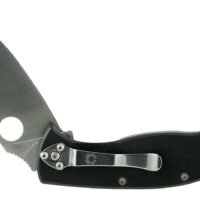 Spyderco C122GP Tenacious  3.39" Folding Drop Point Plain 8Cr13MoV SS Blade Black G10 Handle Includes Pocket Clip