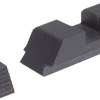 AmeriGlo GT504 Range Series Sight Set for Glock Black Serrated Front-Black Rear