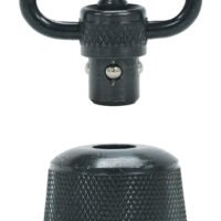 GrovTec US Inc GTSW296 Mag Cap  Shotgun 1" Push Button Black Oxide Remington 870 Express 12 Gauge Steel