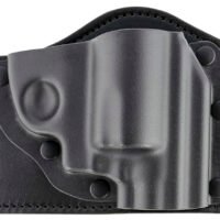 Galco TS224B TacSlide  OWB Black Kydex/Leather Compatible w/ Glock 17 Gen1-5/19 Gen1-5/22 Gen2-5 Belt Slide Mount Right Hand